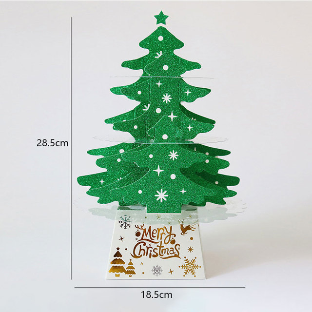 Drzewo świąteczne DIY 3D LED - ozdoba na biurko, igły sosnowe, dekoracje domu, prezenty na Boże Narodzenie i Nowy Rok 2022 - Wianko - 6