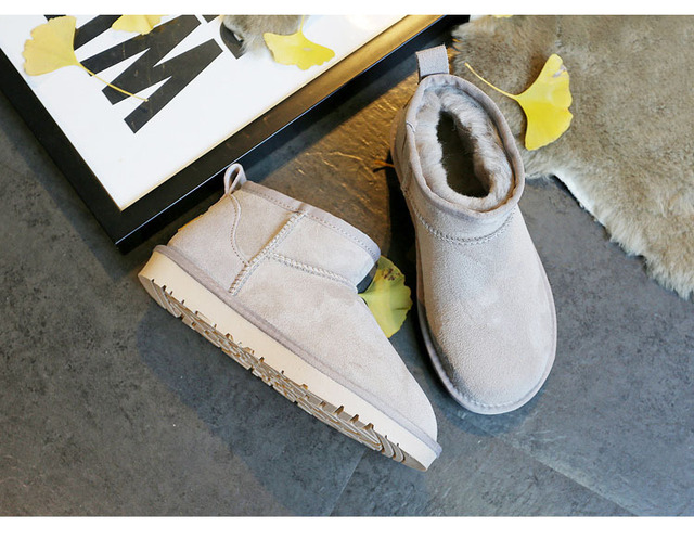 Wysokiej jakości damskie buty śnieżne z prawdziwym kożuchem Australia na zimę, futerko, ciepłe - Wianko - 16