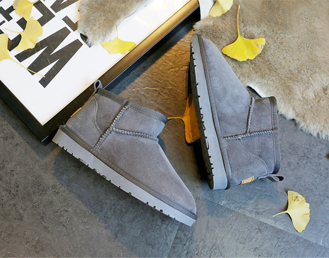 Wysokiej jakości damskie buty śnieżne z prawdziwym kożuchem Australia na zimę, futerko, ciepłe - Wianko - 20