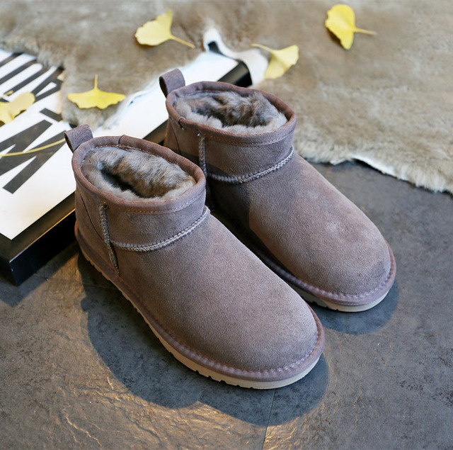 Wysokiej jakości damskie buty śnieżne z prawdziwym kożuchem Australia na zimę, futerko, ciepłe - Wianko - 13