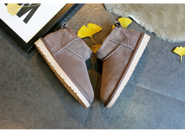 Wysokiej jakości damskie buty śnieżne z prawdziwym kożuchem Australia na zimę, futerko, ciepłe - Wianko - 12
