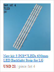 Nowy 28LED podświetlenie LED strip dla Samsung UE43RU7100U UE43NU7120U UE43NU7170U UE43NU7100 - Wianko - 1