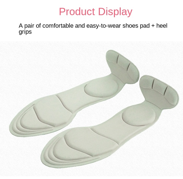 Wkładki antypoślizgowe z pianki Memory do butów na wysokim obcasie z poduszkami na pięty i wsparciem łuku stopy - Wianko - 11