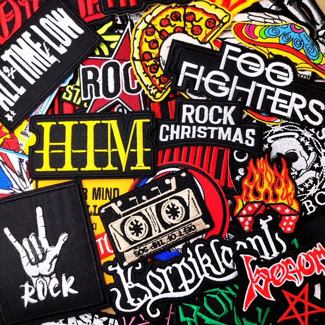 Naszywki Mend Zespół Rockowy - dekoracje aplikacyjne punk do odzieży - Wianko - 71