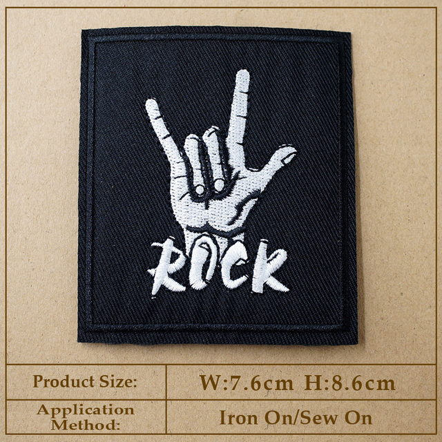 Naszywki Mend Zespół Rockowy - dekoracje aplikacyjne punk do odzieży - Wianko - 25