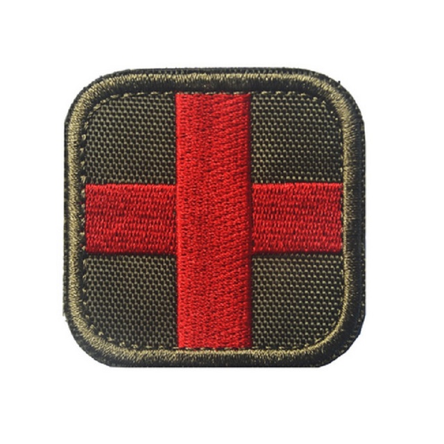 Łatka ratownicza medyczna z czerwonym krzyżem 3D - taktyczna, odznaka rozdziału - Wianko - 14