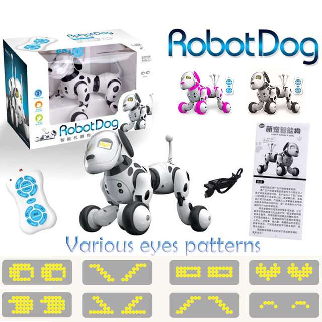 Inteligentny Robot Pies 2.4G - Bezprzewodowy Pilot, Walka, Tańczący, Edukacyjne Zabawki - Wianko - 1