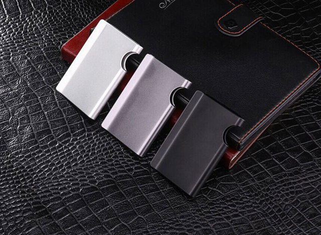 Etui na karty kredytowe RFID, metalowe, twardy portfel mężczyźni - minimalistyczny i magnetyczny, stal aluminiowa Slim Bank posiadacz karty - Wianko - 20