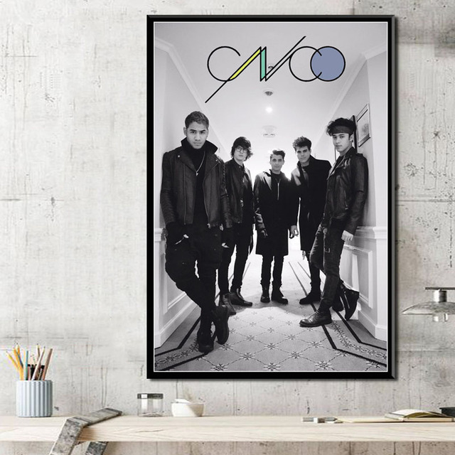 Obraz plakat ścienny CNCO - muzyka grupa piosenkarka na płótnie z motywem gwiezdnym dla dekoracji domu - Wianko - 14