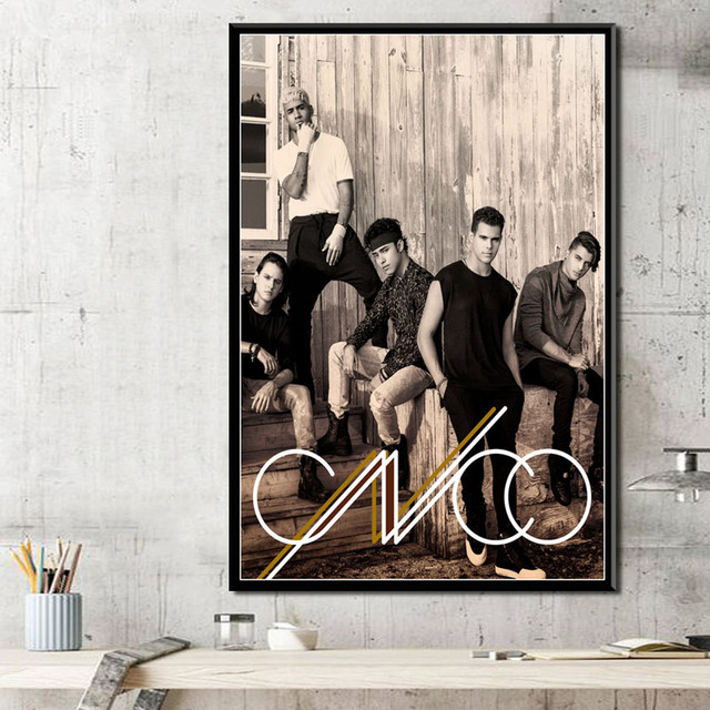 Obraz plakat ścienny CNCO - muzyka grupa piosenkarka na płótnie z motywem gwiezdnym dla dekoracji domu - Wianko - 13