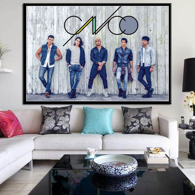 Obraz plakat ścienny CNCO - muzyka grupa piosenkarka na płótnie z motywem gwiezdnym dla dekoracji domu - Wianko - 7