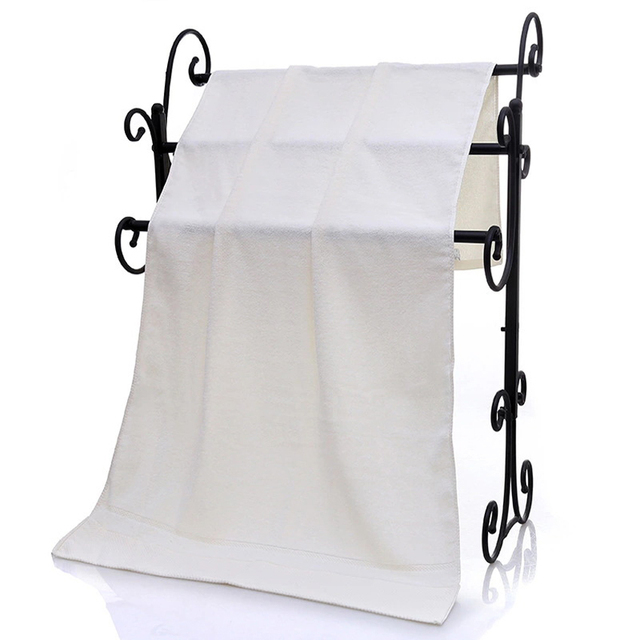 Gruby bawełniany jednolity ręcznik kąpielowy, miękki i szybkoschnący - Spa, Hotel, Dom, dla dorosłych i dzieci - Wianko - 7