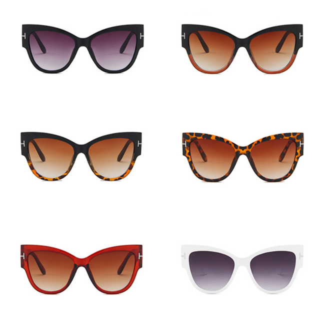 Okulary przeciwsłoneczne dla kobiet z gradientowymi punktami i dużymi oprawkami Oculos De Sol UV400 - Wianko - 10