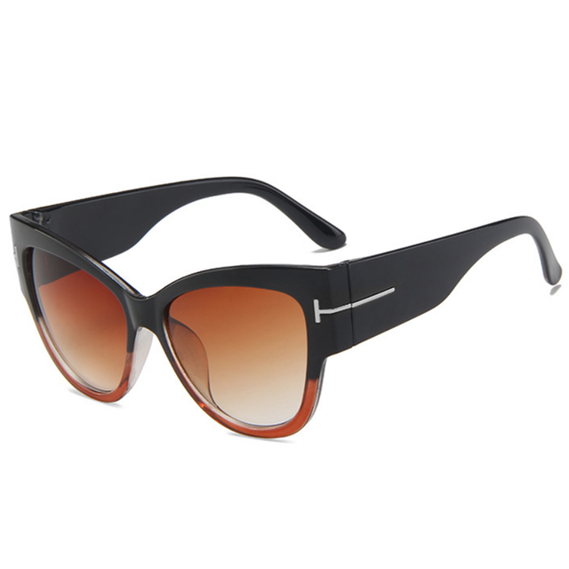 Okulary przeciwsłoneczne dla kobiet z gradientowymi punktami i dużymi oprawkami Oculos De Sol UV400 - Wianko - 14