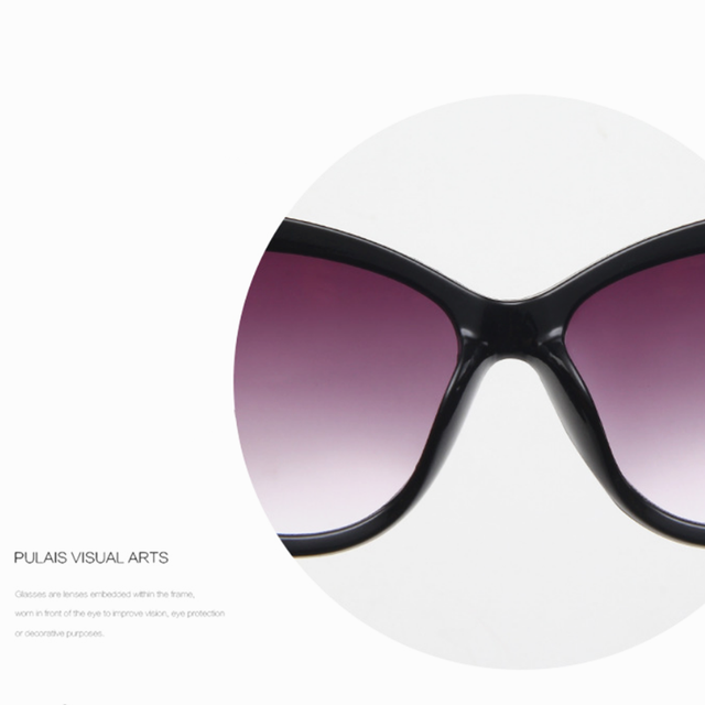 Okulary przeciwsłoneczne dla kobiet z gradientowymi punktami i dużymi oprawkami Oculos De Sol UV400 - Wianko - 24
