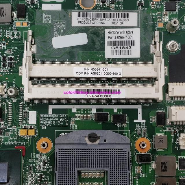 Płyta główna laptopa HP EliteBook 8560P/8560W/6560B, numer 646967-001 QM67 - Wianko - 5