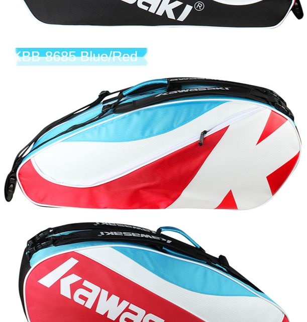 Oryginalna torba tenisowa Kawasaki - sportowy dodatek dla mężczyzn i kobiet - Wianko - 30