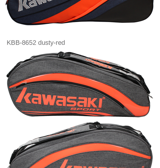Oryginalna torba tenisowa Kawasaki - sportowy dodatek dla mężczyzn i kobiet - Wianko - 27