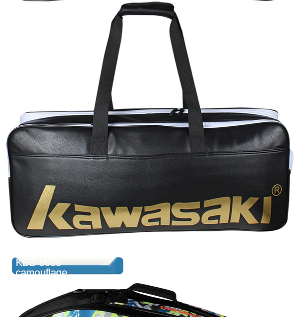 Oryginalna torba tenisowa Kawasaki - sportowy dodatek dla mężczyzn i kobiet - Wianko - 32