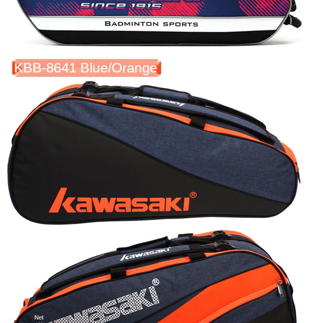 Oryginalna torba tenisowa Kawasaki - sportowy dodatek dla mężczyzn i kobiet - Wianko - 26