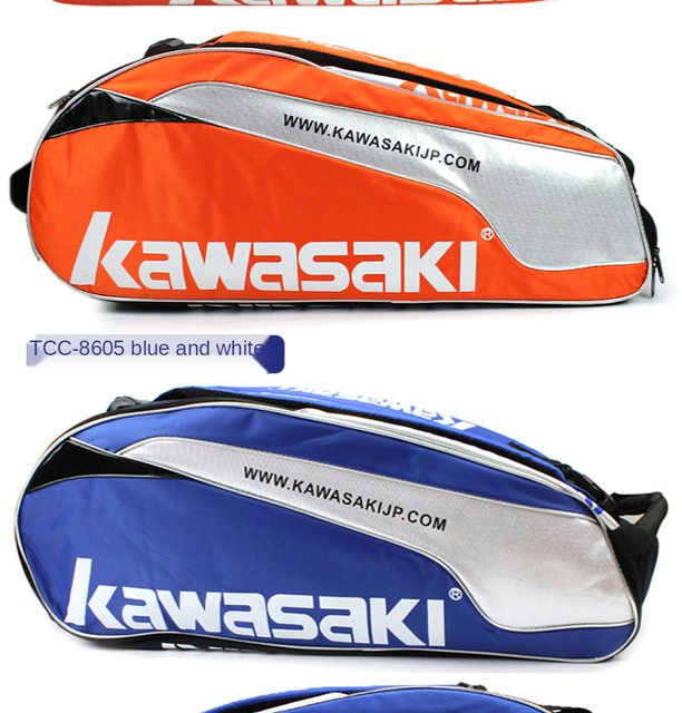 Oryginalna torba tenisowa Kawasaki - sportowy dodatek dla mężczyzn i kobiet - Wianko - 19