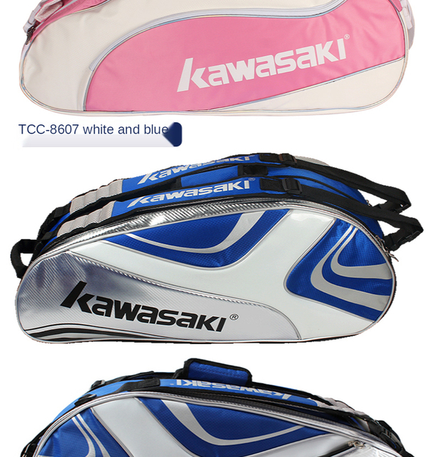 Oryginalna torba tenisowa Kawasaki - sportowy dodatek dla mężczyzn i kobiet - Wianko - 21
