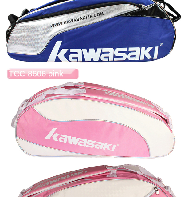 Oryginalna torba tenisowa Kawasaki - sportowy dodatek dla mężczyzn i kobiet - Wianko - 20