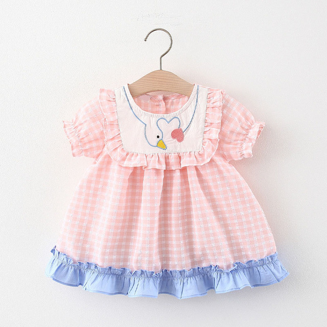 Zestaw ubrań dla niemowląt - sukienka w paski i spodenki - dziewczynka - noworodek - Wianko - 31
