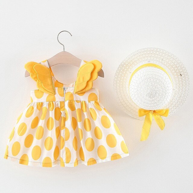 Zestaw ubrań dla niemowląt - sukienka w paski i spodenki - dziewczynka - noworodek - Wianko - 27