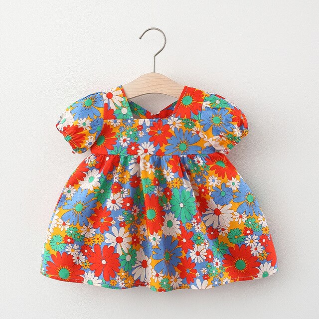 Zestaw ubrań dla niemowląt - sukienka w paski i spodenki - dziewczynka - noworodek - Wianko - 34