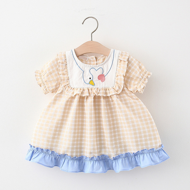 Zestaw ubrań dla niemowląt - sukienka w paski i spodenki - dziewczynka - noworodek - Wianko - 33