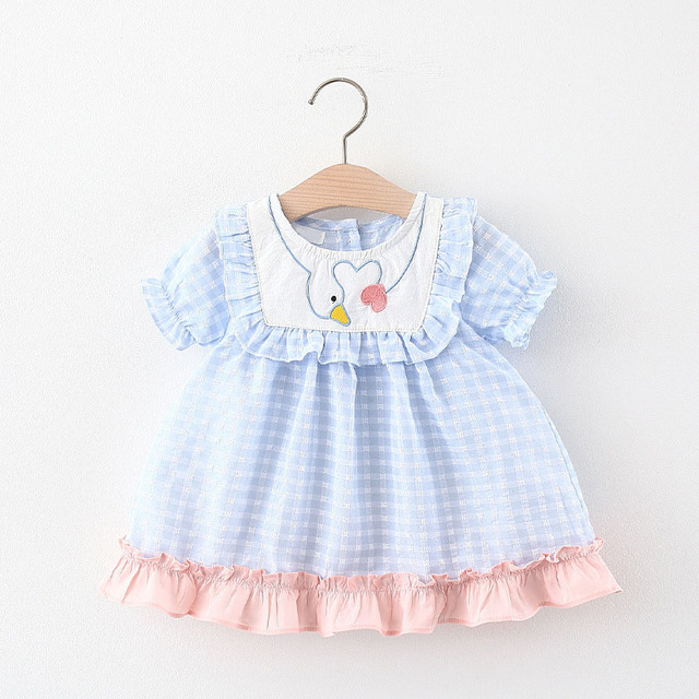 Zestaw ubrań dla niemowląt - sukienka w paski i spodenki - dziewczynka - noworodek - Wianko - 32