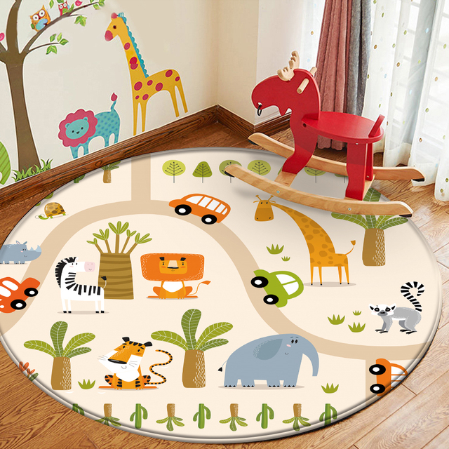 Miś dywan flanelowy z wzorem dyni dla dzieci do pokoju zabaw - Wianko - 16