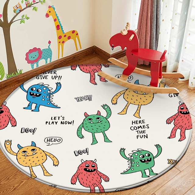 Miś dywan flanelowy z wzorem dyni dla dzieci do pokoju zabaw - Wianko - 13