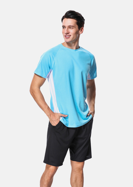 Męska koszulka nurkowa Attracko Rashguard z ochroną przed promieniowaniem UV Top UPF 50+ - Wianko - 5