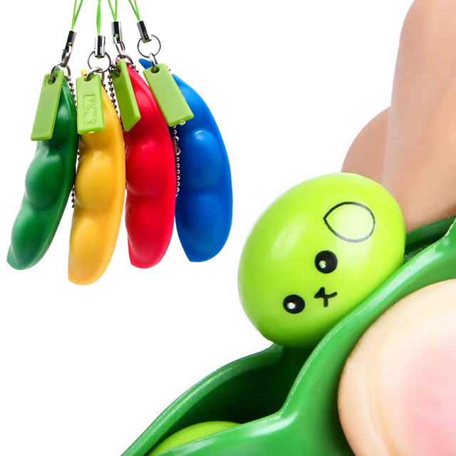 Zabawka do zgniatania Spinner Squeeze Emotion - Fasolka-pop wyciskana, piękne kolory, emocje - Wianko - 1