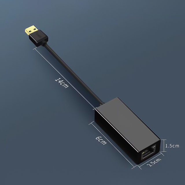 Zewnętrzny adapter sieciowy USB 3.0 do Ethernet RJ45 Lan 10/100/1000Mbps dla Windows 7/8/10/XP - Wianko - 4