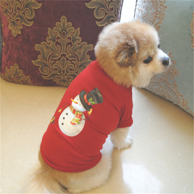 Bluza bożonarodzeniowa dla psa - 2019 moda bawełniana, idealna na co dzień - Wianko - 2