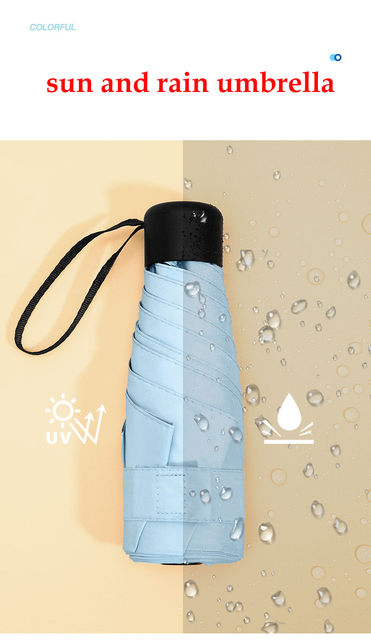 Koszula Parasol Mini z kieszenią na drobne dla kobiet i mężczyzn, 180g, jasna, wodoodporna, podróżna, UV - Wianko - 10