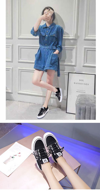 Letnie nowe damskie buty flats 2021, koreańska wersja, siateczkowa powierzchnia, białe, oddychające, miękkie z podeszwami - Wianko - 14
