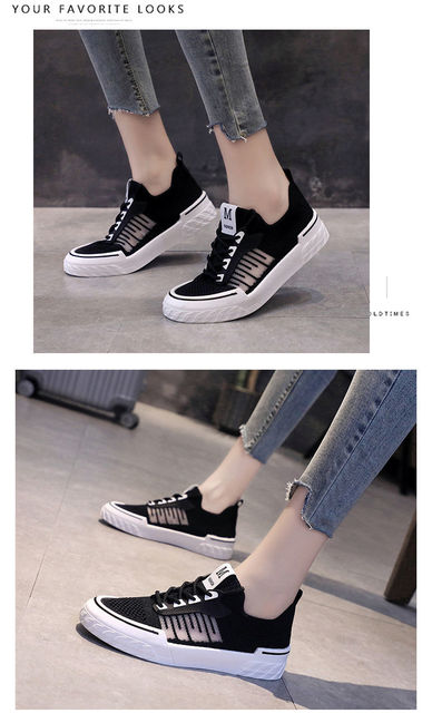 Letnie nowe damskie buty flats 2021, koreańska wersja, siateczkowa powierzchnia, białe, oddychające, miękkie z podeszwami - Wianko - 17