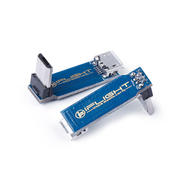 Adapter Micro USB 27X9X12mm IFlight L-Type RC FPV dla kontrolera lotu DIY - Męski i żeński - Wianko - 4