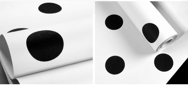 Czarno-biała tapeta w minimalistycznym stylu geometrycznym - Wianko - 5