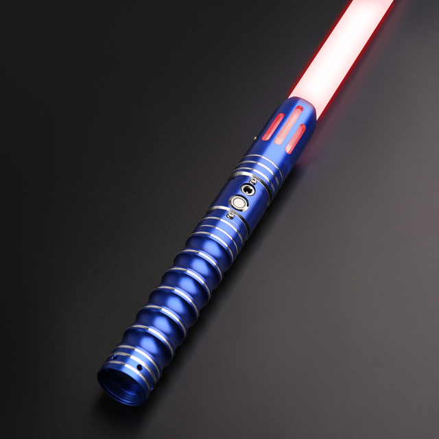Lightsaber Dueling - metalowy miecz laserowy ze światłem RGB i regulowanym głośnikiem - prezent na Halloween i Cosplay - Wianko - 20