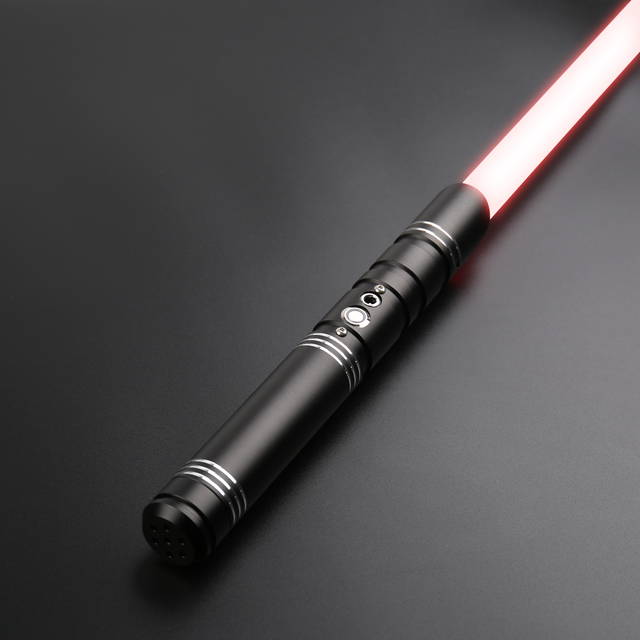 Lightsaber Dueling - metalowy miecz laserowy ze światłem RGB i regulowanym głośnikiem - prezent na Halloween i Cosplay - Wianko - 7