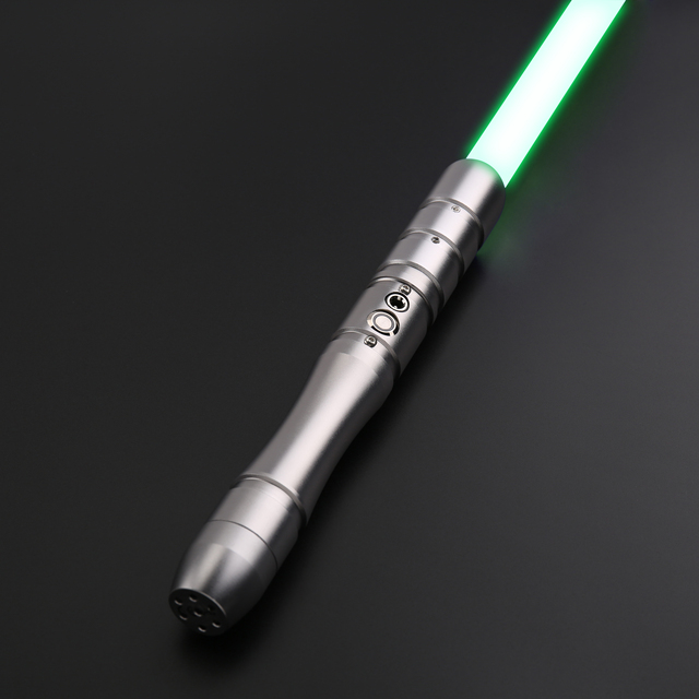 Lightsaber Dueling - metalowy miecz laserowy ze światłem RGB i regulowanym głośnikiem - prezent na Halloween i Cosplay - Wianko - 6