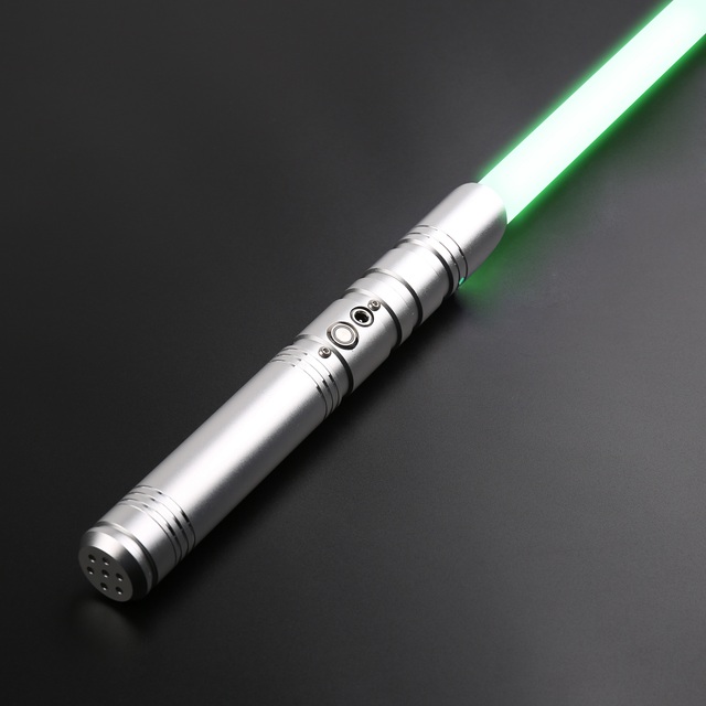Lightsaber Dueling - metalowy miecz laserowy ze światłem RGB i regulowanym głośnikiem - prezent na Halloween i Cosplay - Wianko - 8
