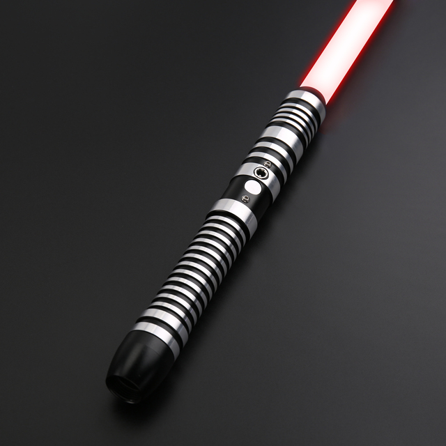 Lightsaber Dueling - metalowy miecz laserowy ze światłem RGB i regulowanym głośnikiem - prezent na Halloween i Cosplay - Wianko - 18