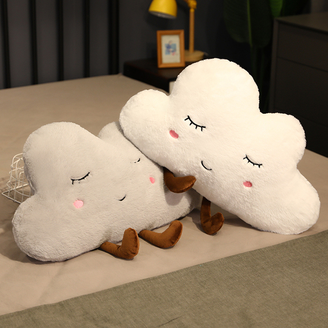 Kawaii chmura pluszowa poduszka - miękka i puchata, idealna dekoracja do domu, prezent urodzinowy dla dzieci - Wianko - 14