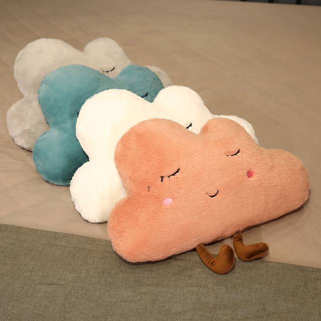 Kawaii chmura pluszowa poduszka - miękka i puchata, idealna dekoracja do domu, prezent urodzinowy dla dzieci - Wianko - 6